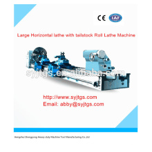 Large Horizontal lathe machine with tailstock Roll Lathe Machine Price for hot sale in stock
